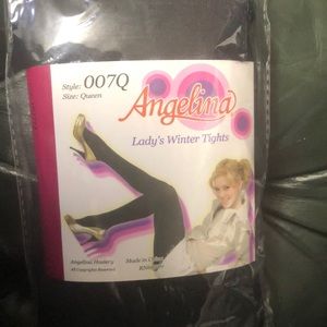 Black winter tights
